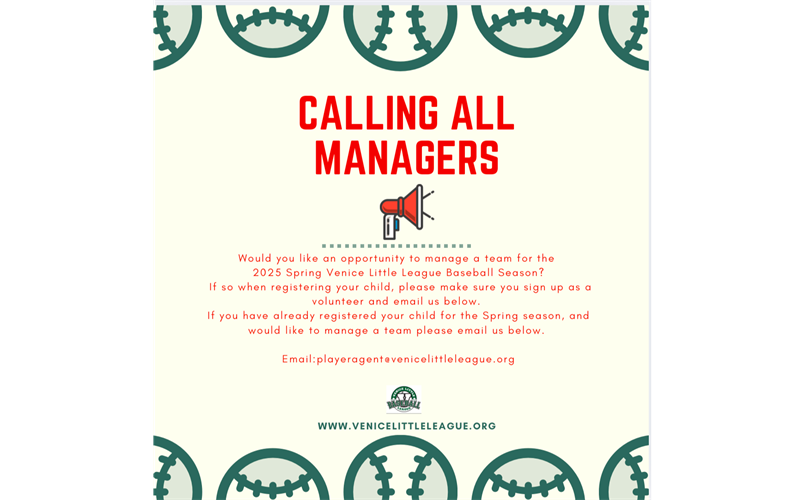 Calling All Managers